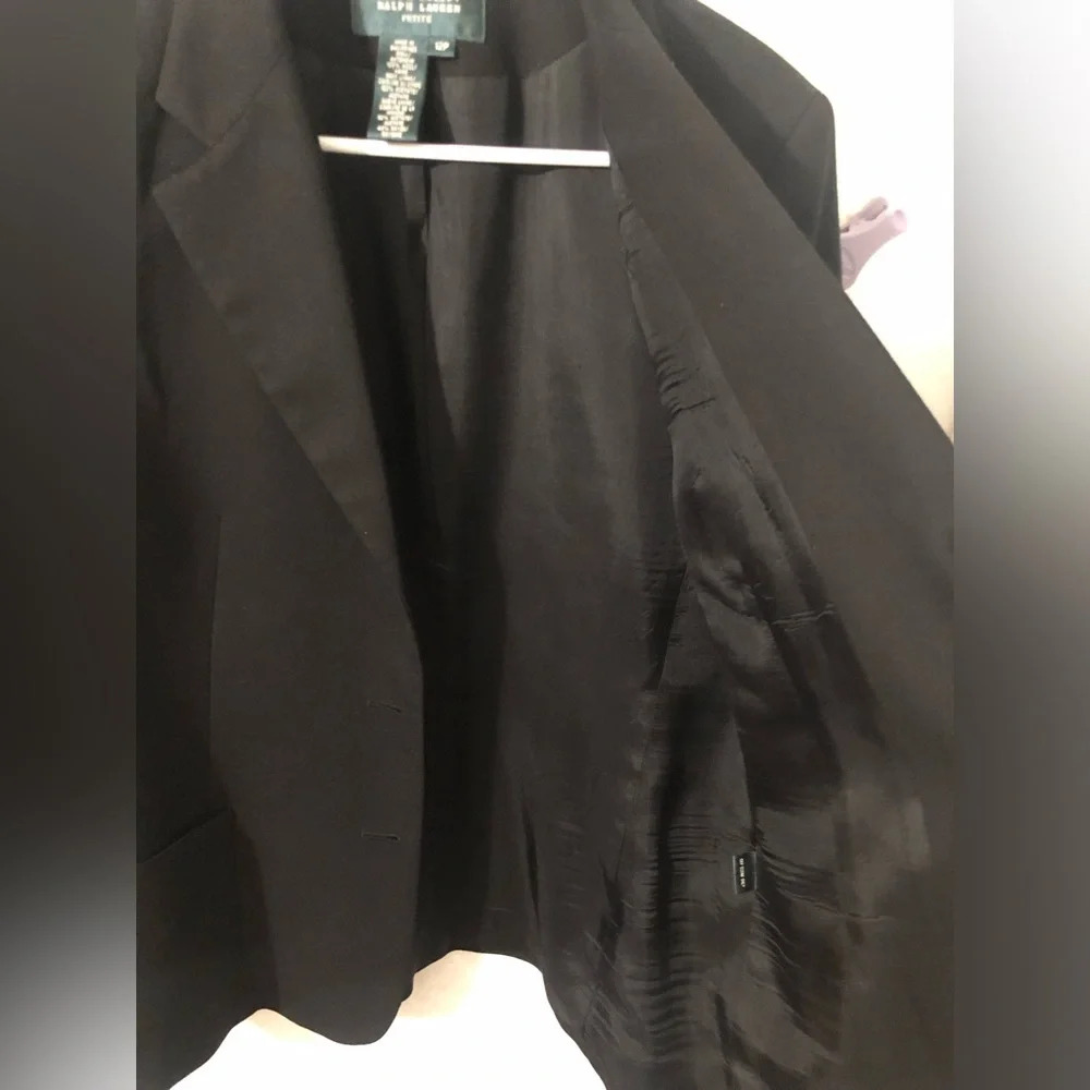 RARE Vintage Lauren Ralph Lauren Wool Blazer with Crest - Picture 7 of 12